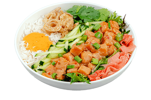 Pei Wei salmon poke bowl