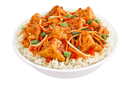 Spicy General Tso’s Crispy Tofu