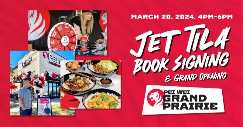 Chef Jet Tila Book Signing & Grand Opening at Pei Wei Paradise Valley